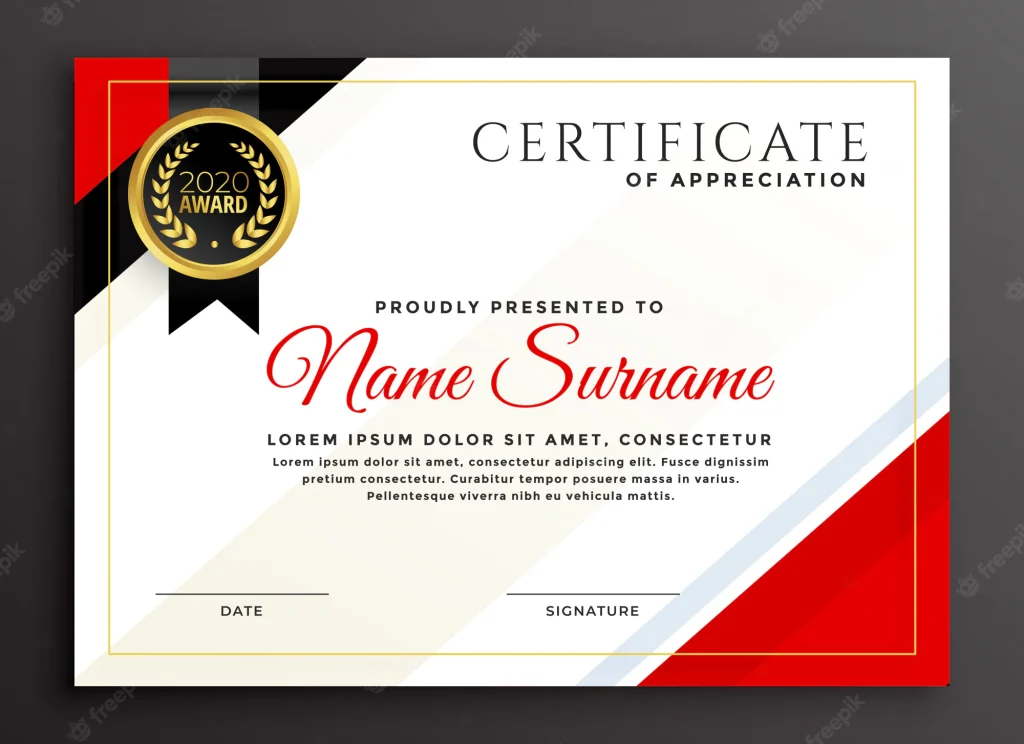 elegant diploma certificate template design 1017 17253