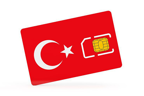 mobile phone sim card chip with flag turkey white background 3d rendering 476612 18491