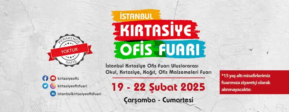 نمایشگاه لوازم التحریر و لوازم اداری استانبول-(2025 İstanbul Kırtasiye Ofis Fuarı)