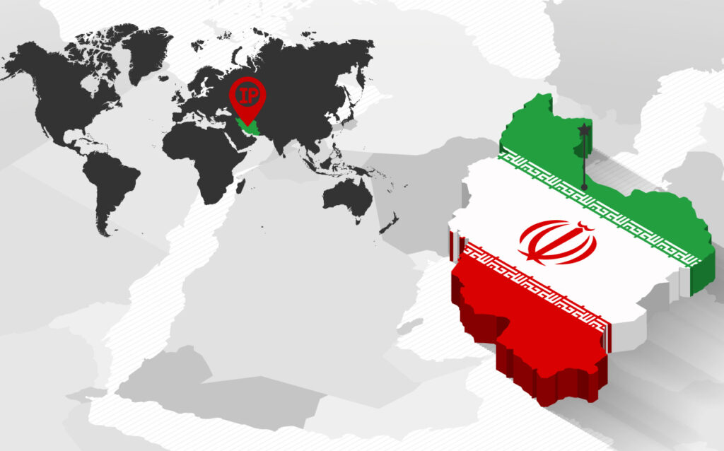 آی پی ایران 1 iran 3d map