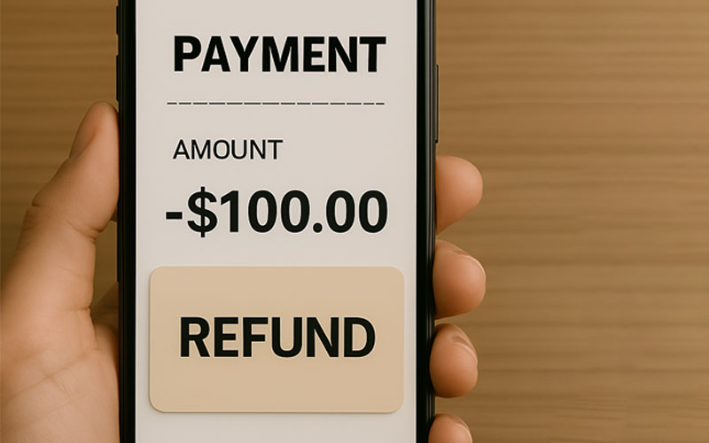 آموزش ریفاند مبلغ به کارت بانکی 1 ریفاند مبلغ