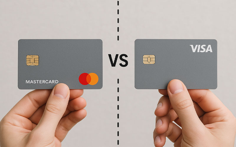 مقایسه کارمزد مسترکارت و ویزاکارت
