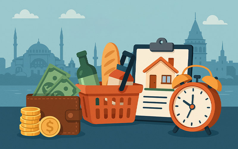 هزینههای زندگی در استانبول 2 هزینه خورد و خوراک