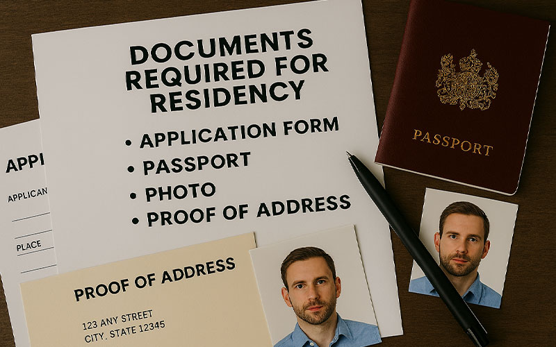 مدارک لازم برای اقامت ترکیه